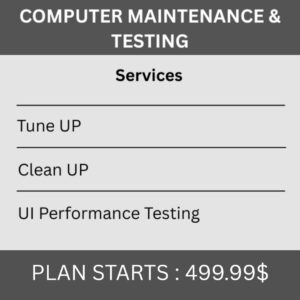 Computer Maintenance & Testing